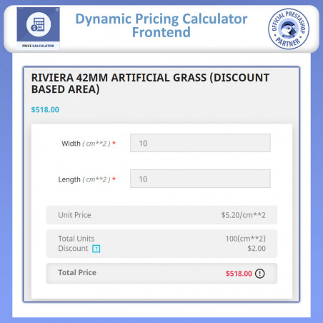Dynamic Price Calculator