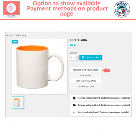 Prestashop Payment restriction