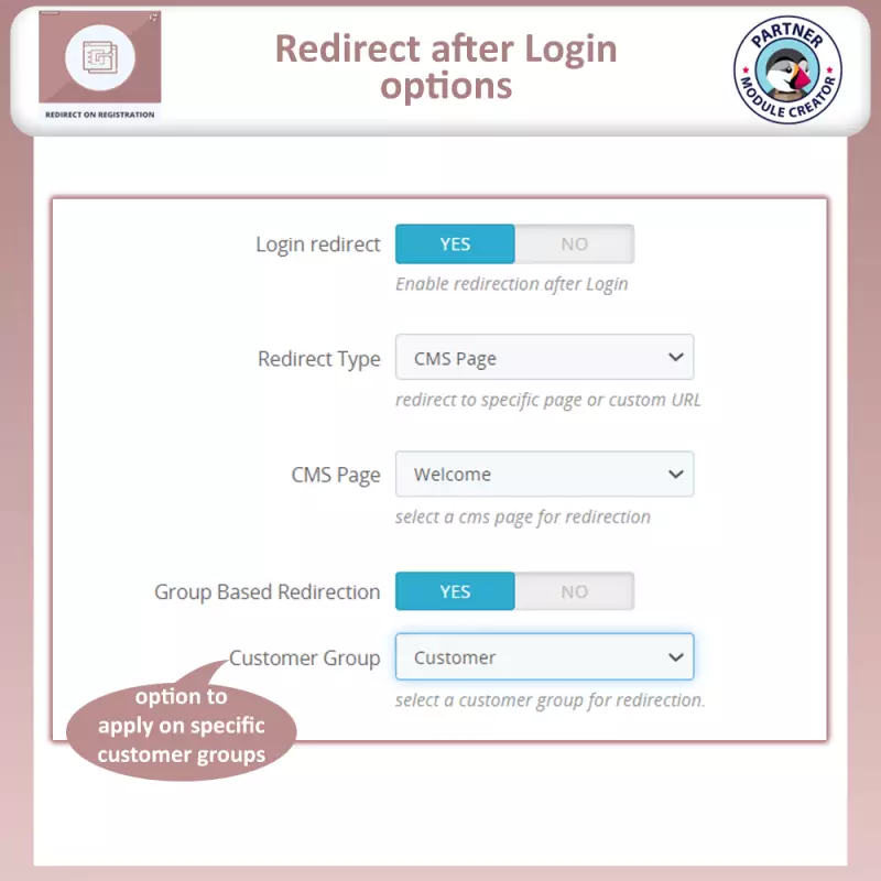 Przekierowanie Klienta po Rejestracji Prestashop