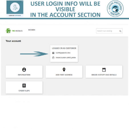 Prestashop Admin Login As Customer