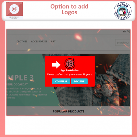 Age Verification Prestashop