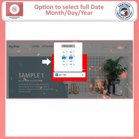 Prestashop Age Verification
