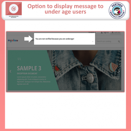 Age Verify Prestashop