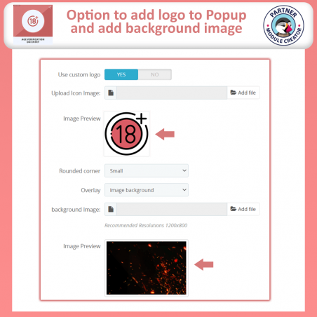 Age Verify Popup Prestashop