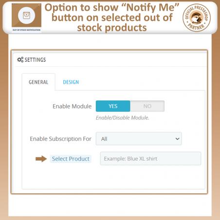 Prestashop Back in Stock Subscription