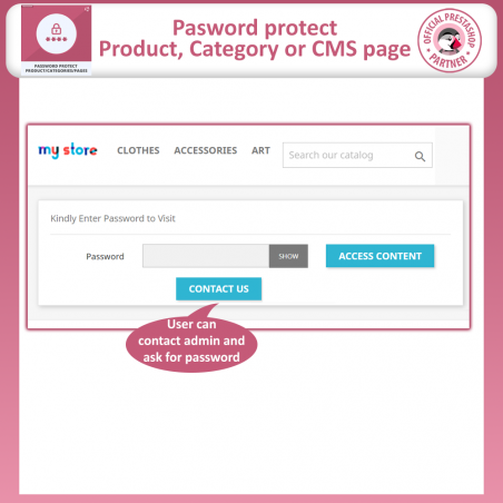 Password Protect Prestashop