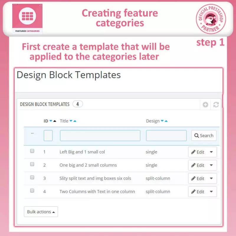Vorgestellte Kategorien - Neue Prestashop Addons