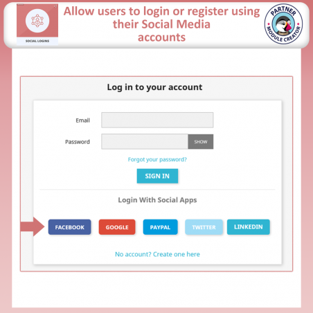 prestashop social login