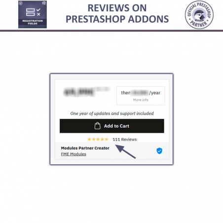 PrestaShop registration form