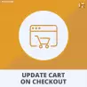 Prestashop update cart at checkout