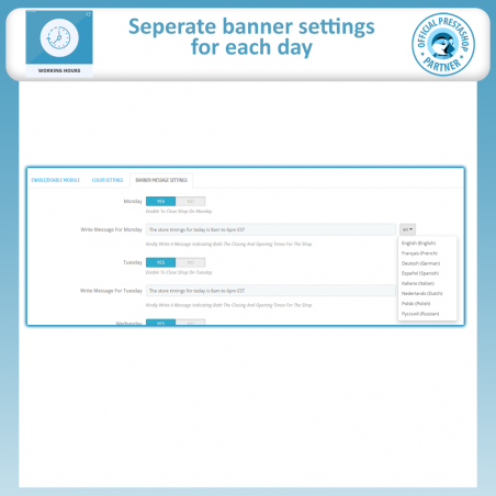 Free Working Hour Module Prestashop