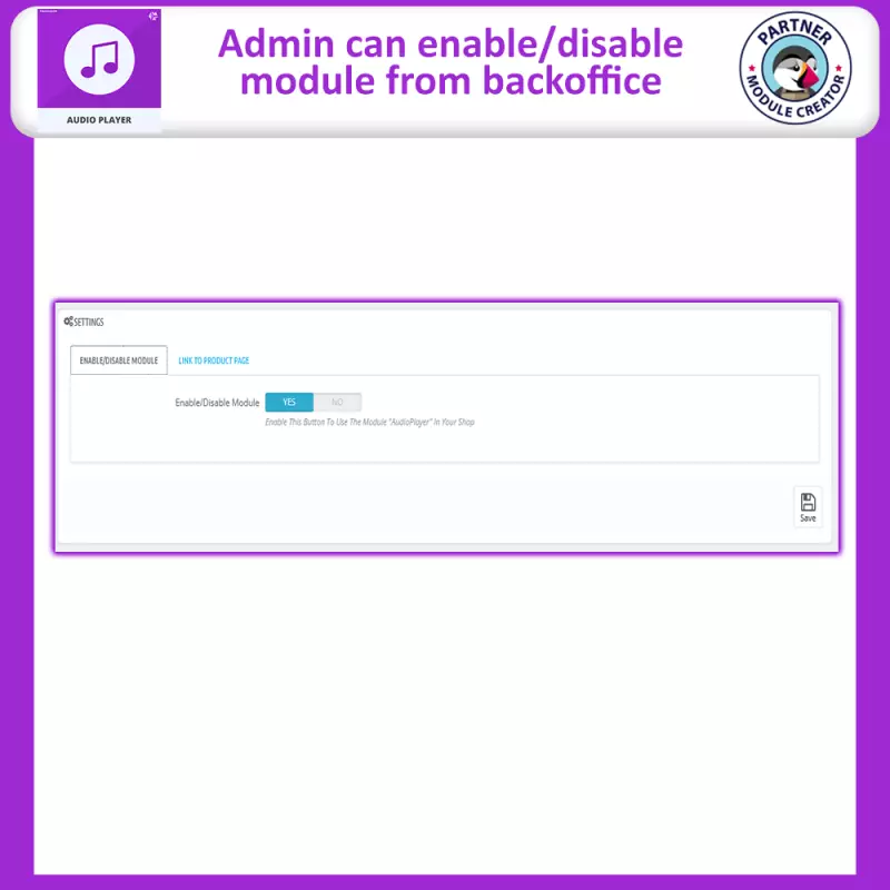 Audioplayer voor Prestashop - Nieuwe Addons