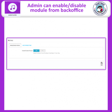PrestaShop audio playing module