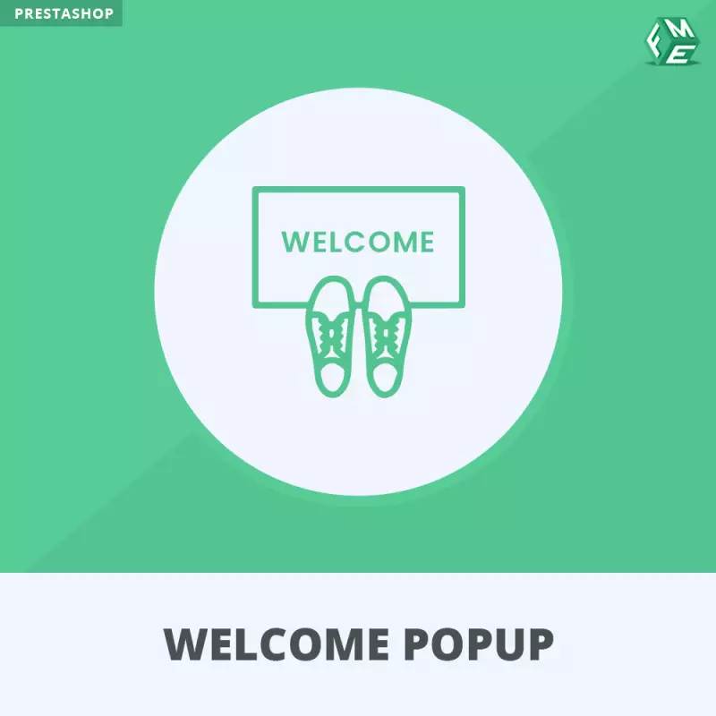 Gratis welkomst-pop up voor Prestashop-Welcome-klanten