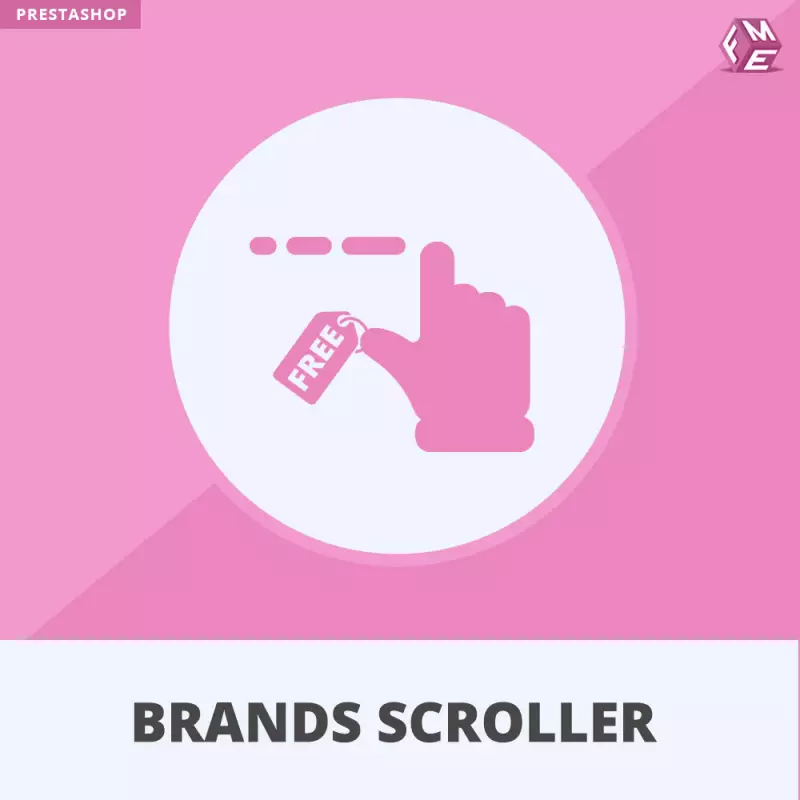 Défilement des marques - Module PrestaShop gratuit