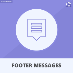 Free Prestashop Custom Footer Message Module