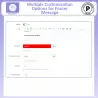 Wiadomość w stopce - Darmowy moduł