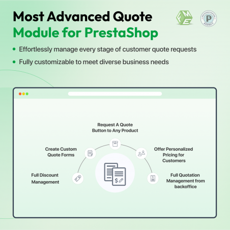 Prestashop Quote Module Features