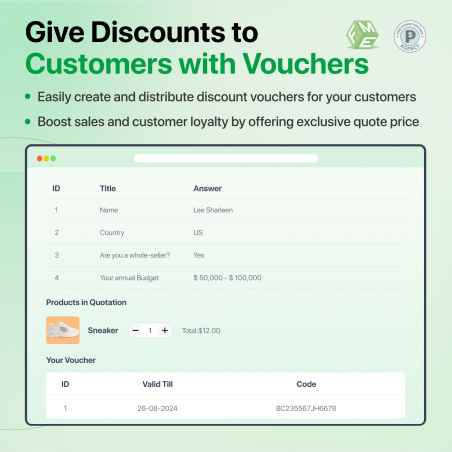 Prestashop Quote Module Discount Vouchers