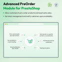 Features offered by Prestashop Preorder Module