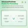 Features offered by Prestashop Preorder Module