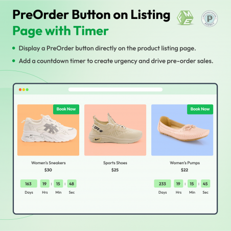 Preorder on Homepage