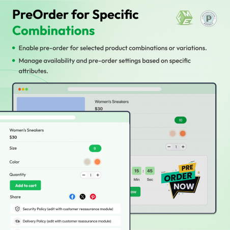 Preorder on Specific Combination