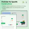 Preorder on Specific Combination