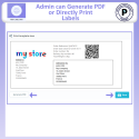 PrestaShop Print Label Pro: Versandetiketten drucken