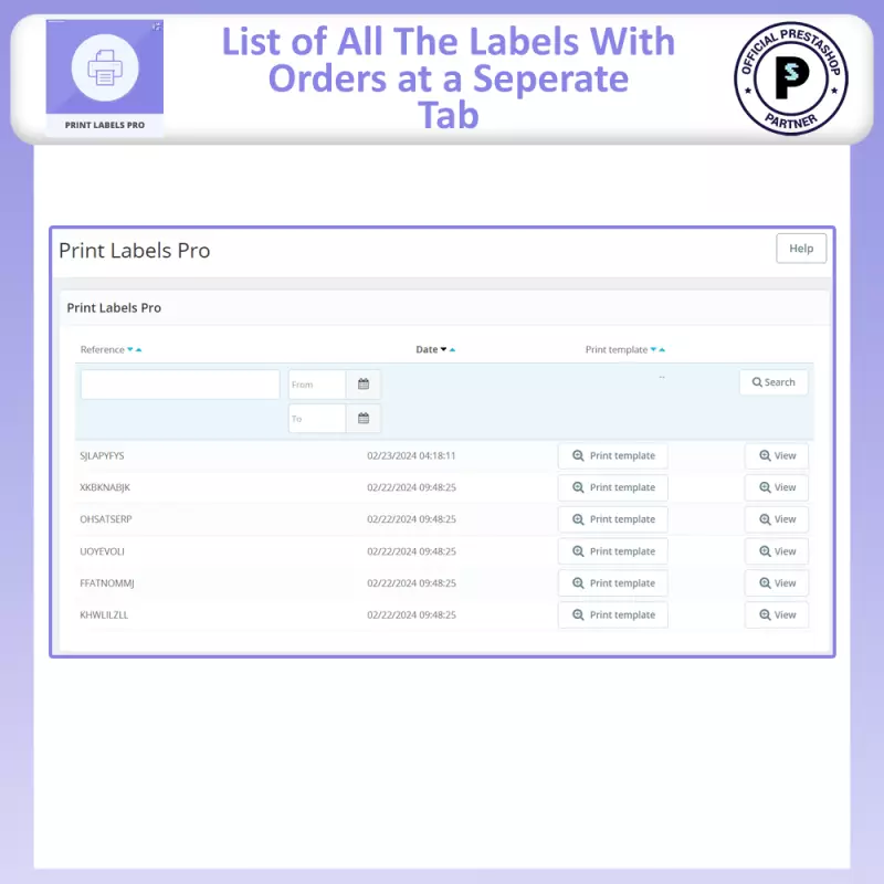 PrestaShop Print Label Pro: Versandetiketten drucken