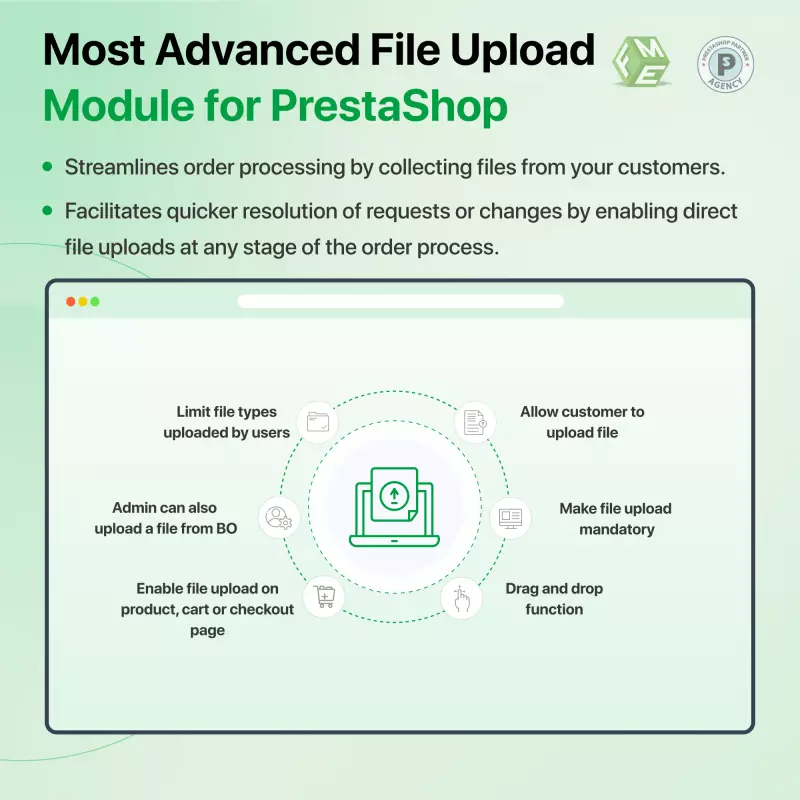 PrestShop Uploadbestand - Klantenuploads eenvoudig gemaakt