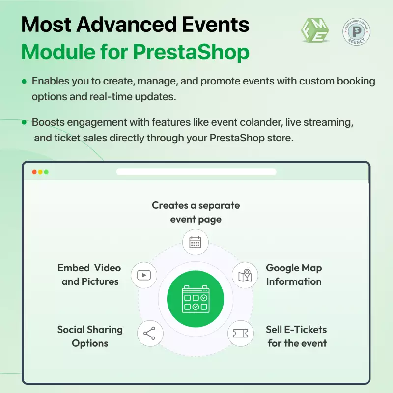 Módulo Evento PrestaShop – Criar e Vender Ingressos Online