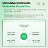 Modulo Eventi PrestaShop: Vendi biglietti e posti