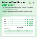 Conditions Offered by Static Block PrestaShop Module