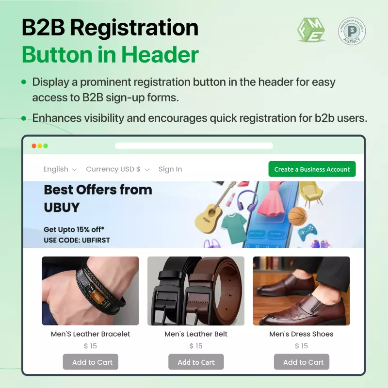 PrestaShop B2B Registratiemodule | BTW/SIRET Validatie
