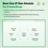 Bloqueo de direcciones IP geográficas de PrestaShop