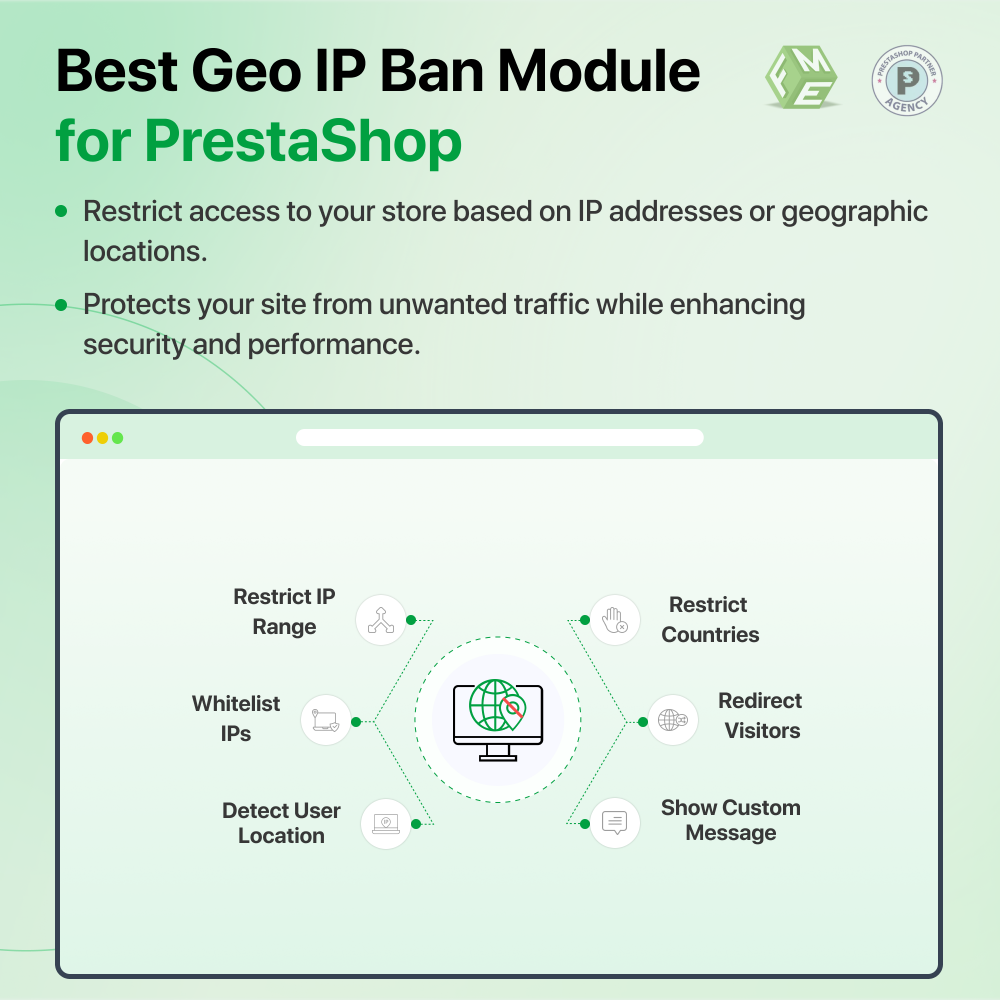 PrestaShop Geo IP Ban | Block Unwanted IPS