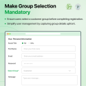 Make Group Selection Mandatory