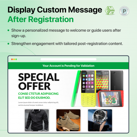 Display Custom Message