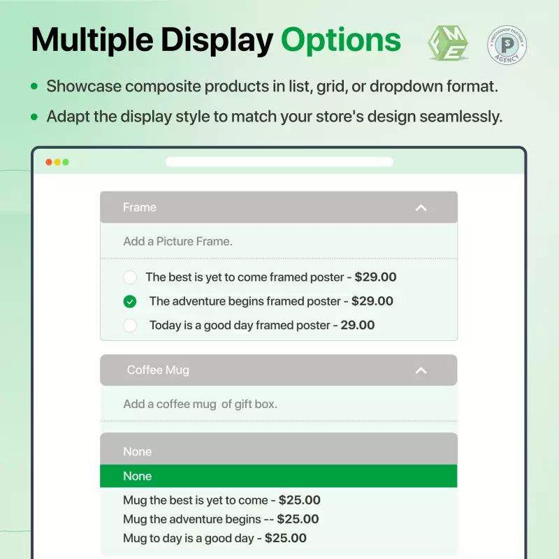 Samengestelde productbouwer | Prestashop-add-ons
