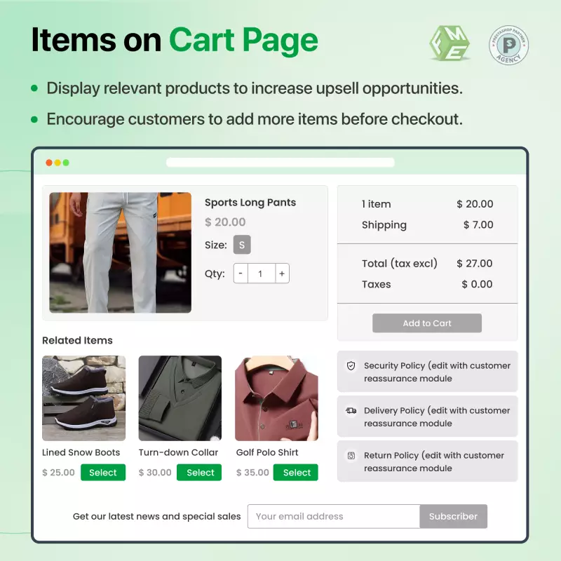 Prestashop-module voor gerelateerde producten
