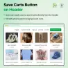 Bewaar & Deel Winkelwagen - Prestashop