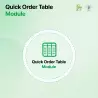 Modulo tabella ordini rapidi | Componenti Prestashop