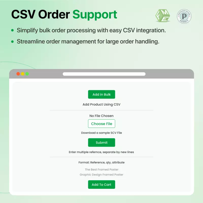 Modulo tabella ordini rapidi | Componenti Prestashop