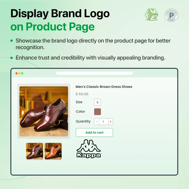 Controle deslizante da marca Prestashop
