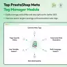 Funciones del generador de metaetiquetas SEO para Prestashop
