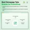 Prestashop Homepage Tabs Module for Prestashop 1.7 and Plus