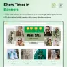 Show Timers on Banners