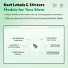 AI Adesivos de produtos PrestaShop, rótulos de produtos, tags