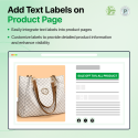 AI Adesivos de produtos PrestaShop, rótulos de produtos, tags